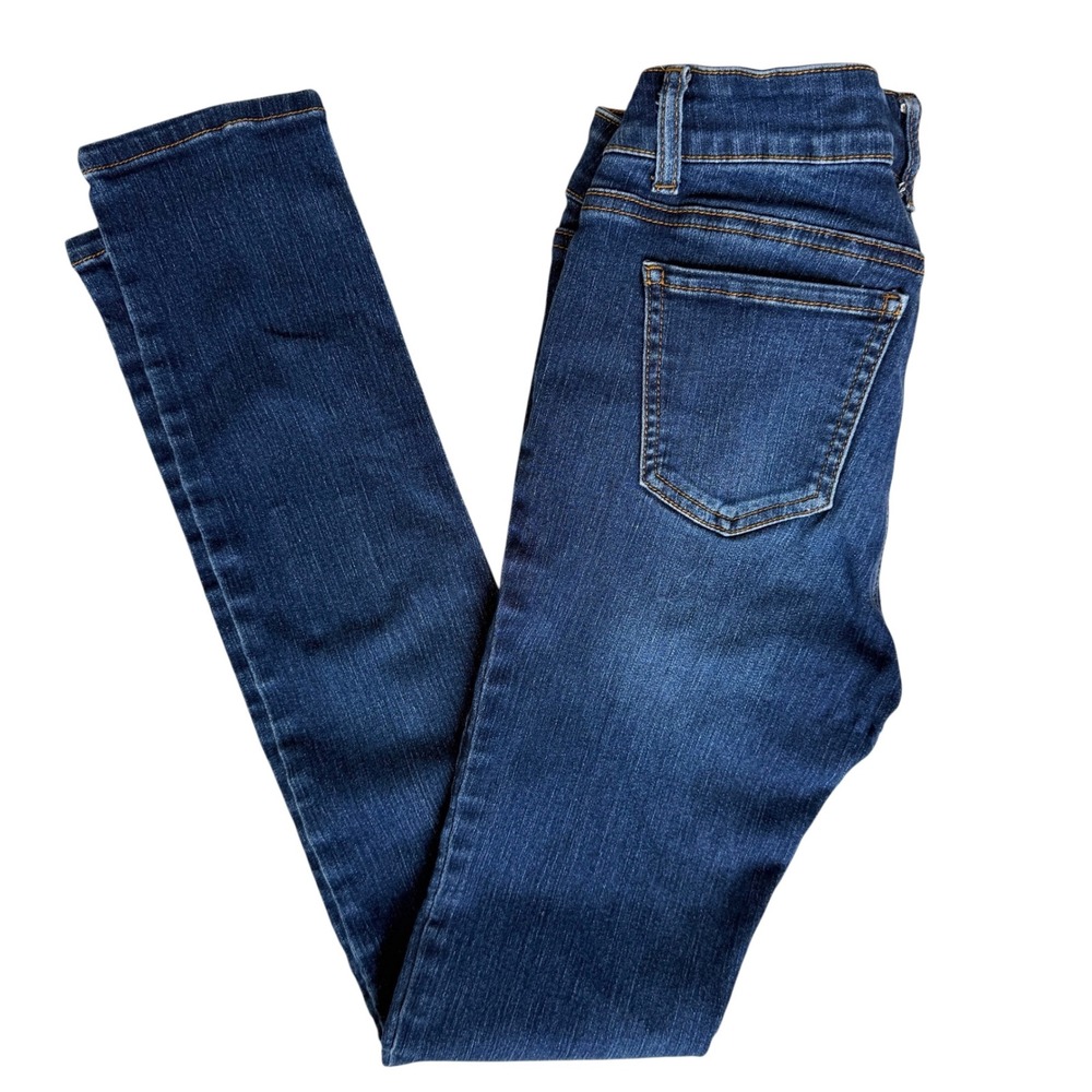 Dark Blue Skinny Jeans Women Sz 9 Stretchy Denim Mid-Rise Everyday Casual Sleek